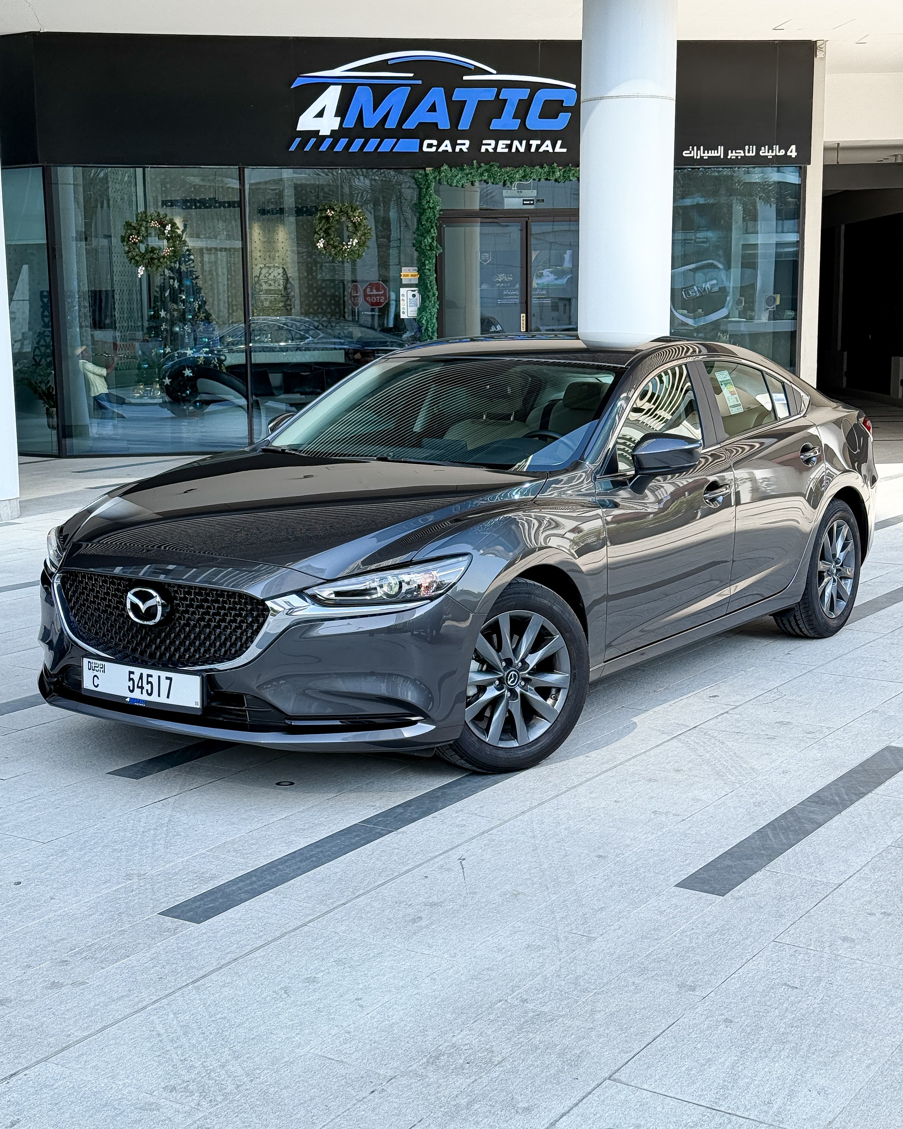 Rent Mazda 6 Grey - Drive Elegance in Dubai 2025 in Dubai for rent in Dubai — Mazda