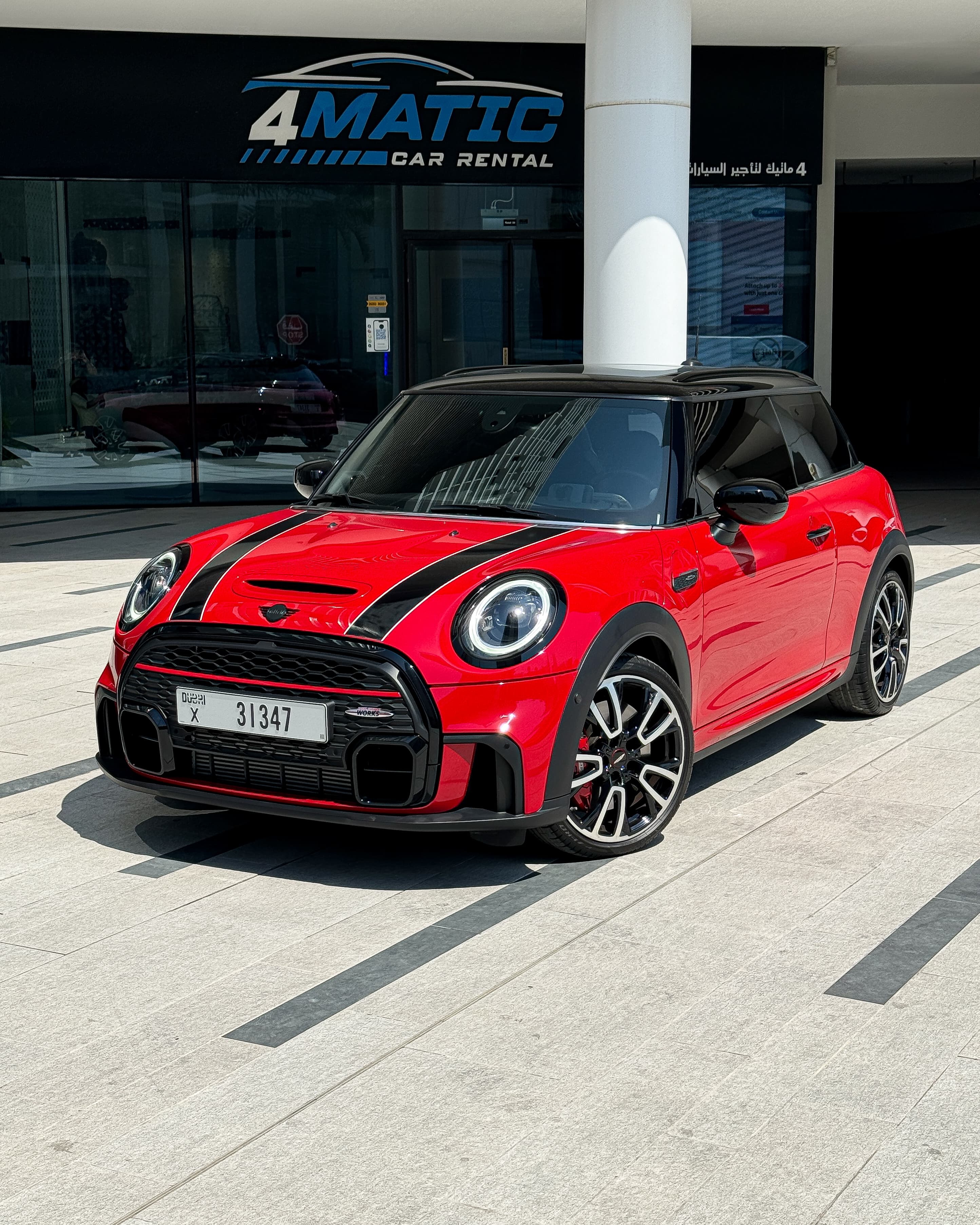 Rent Mini Cooper John Cooper Works 2022 in Dubai for rent in Dubai — Mini