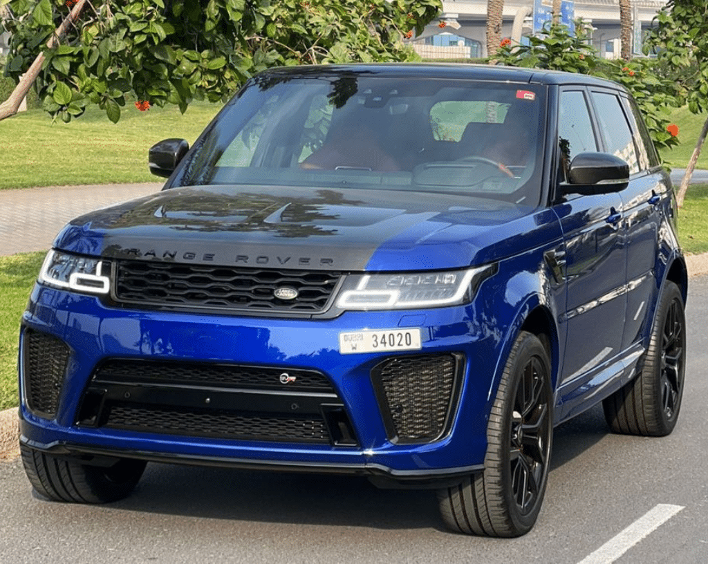 Rent Land Rover Range Rover Sport SVR 2020