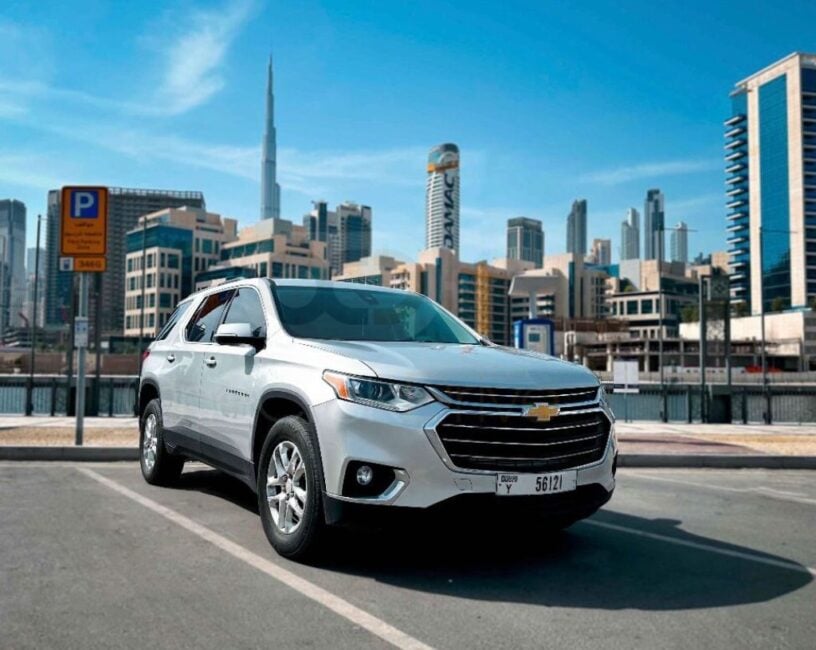 Rent Chevrolet Traverse 2021 in Dubai